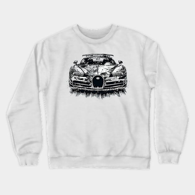 Bugatti Veyron Crewneck Sweatshirt by Vehicles-Art